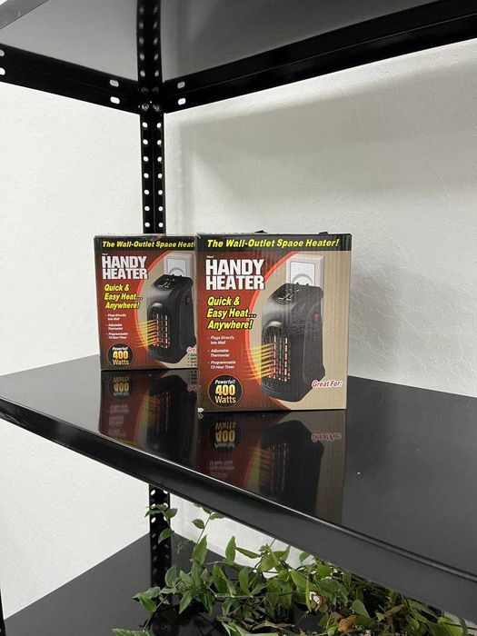 Портативный ОБОГРЕВАТЕЛЬ тепловентилятор! Обігрівач + ПУЛЬТ! Дуйка