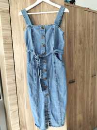 Sukienka jeans midi