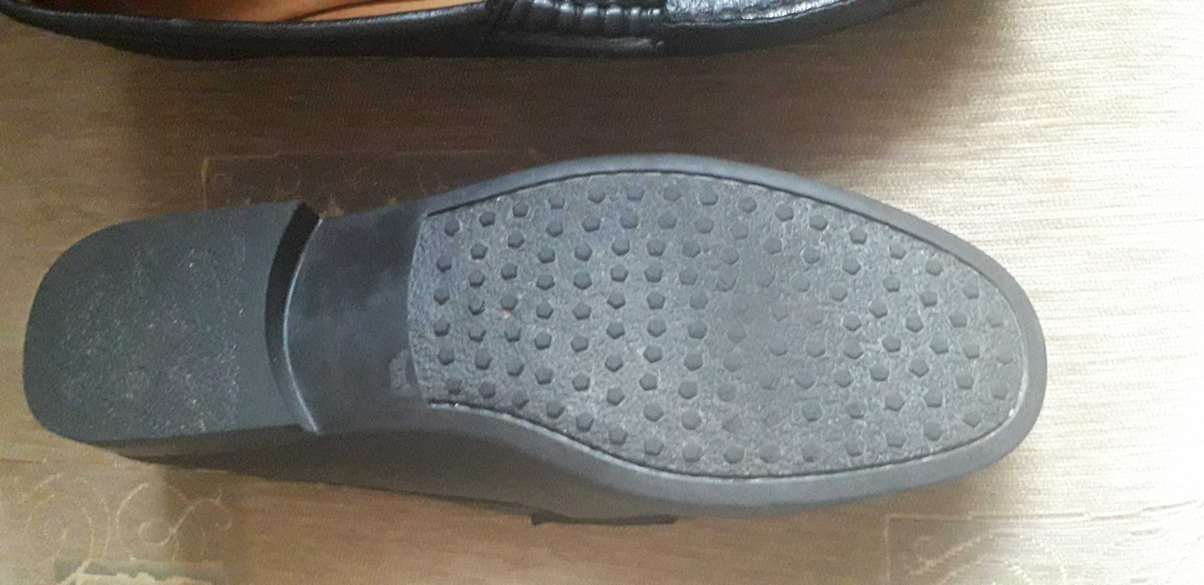 Buty skórzane Mokasyny 44