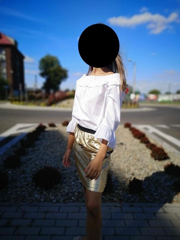 Zlota spódnica Guess rozmiar 12 lat 152 cm