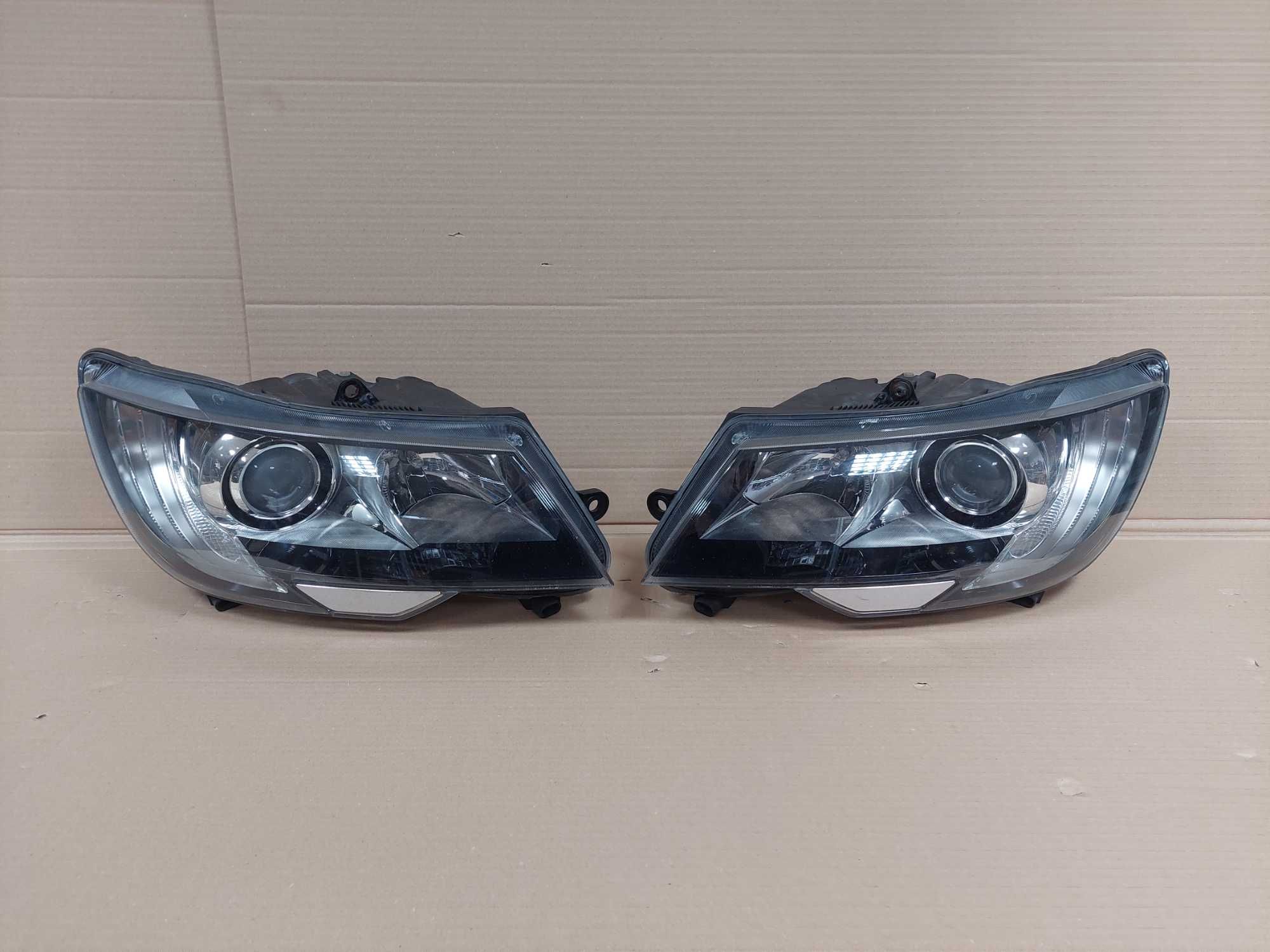 Skoda Superb 2 II LIFT 13-15r lampa przód prawa + lewa zwykłe H7 EU
