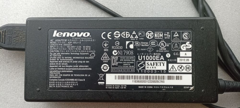 Ładowarka Lenovo ADP-120LH B