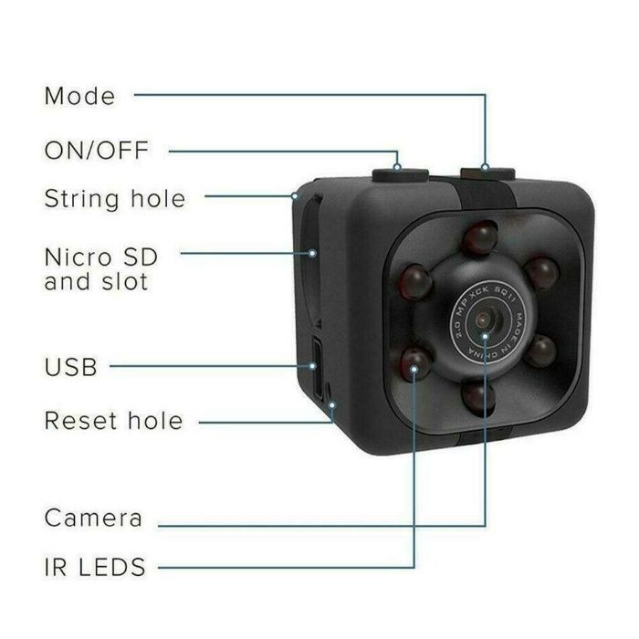 Camera Spy SQ11 nova