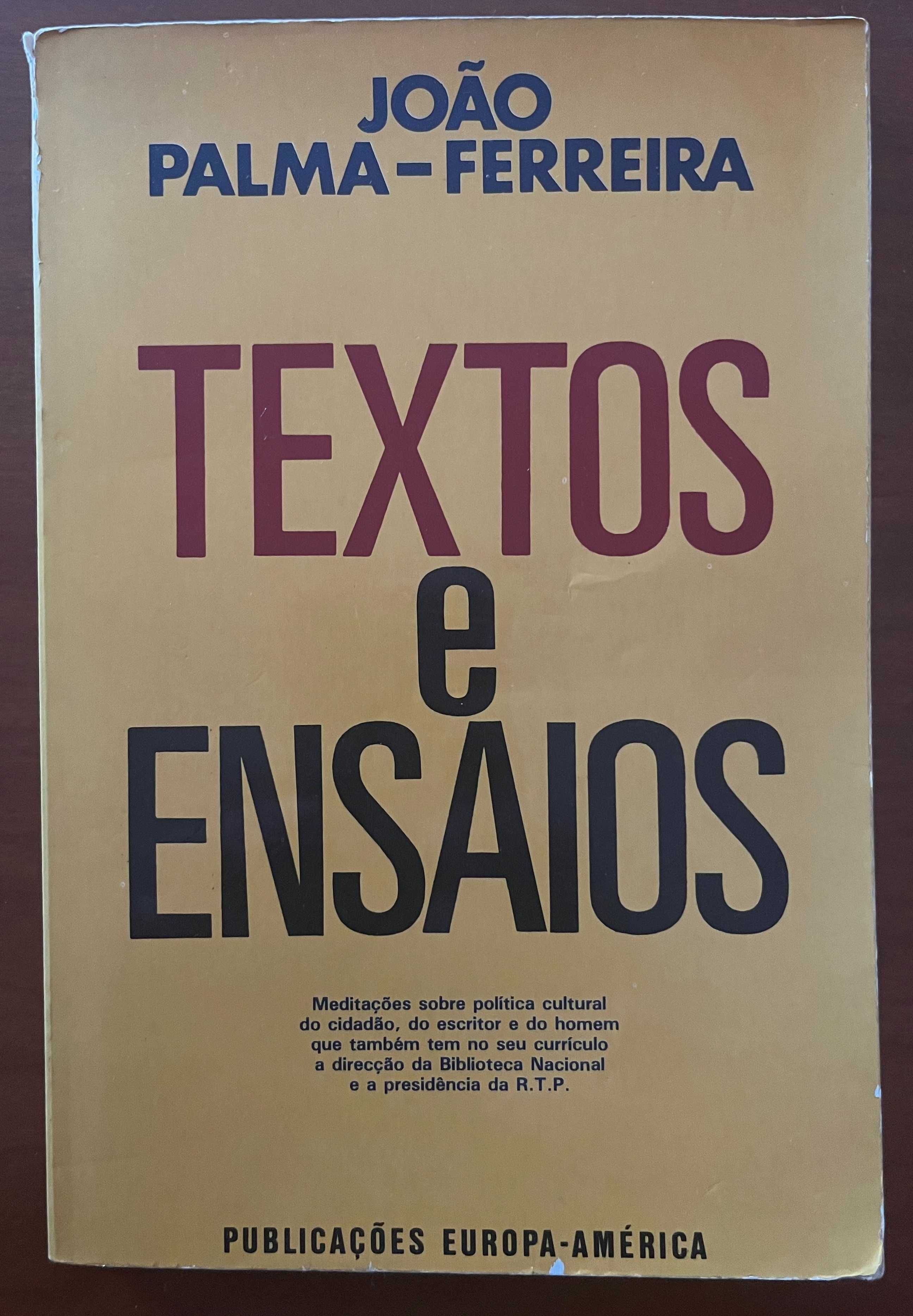 "Textos e Ensaios" de João Palma-Ferreira