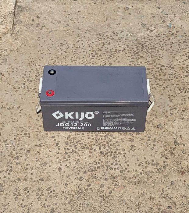 Аккумулятор для ИБП: KIJO 12V 200 Ah (JDG12-200) 523х240х223