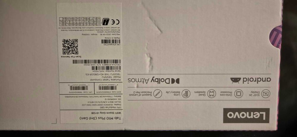 Tablet Lenovo M10 Plus 128GB 3rd gen