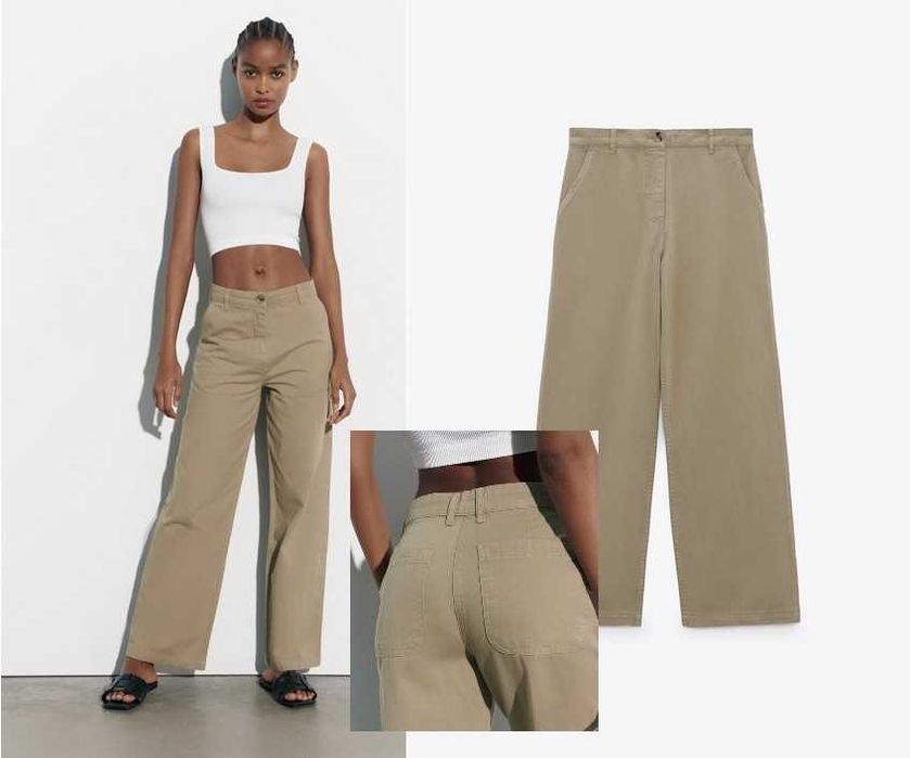 Штани брюки жіночі Zara 36 і 38р нові