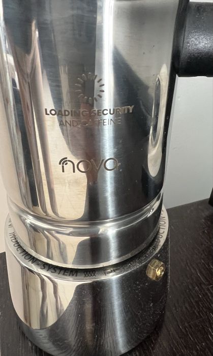 NOWA Kawiarka 4 x 50 ml Pedrini - Steel Moka KA-PED-4