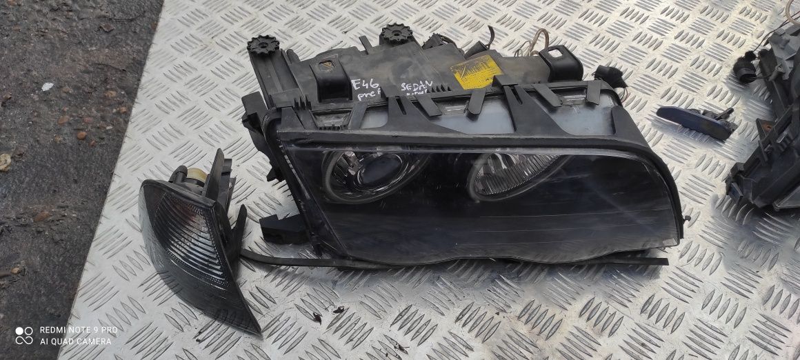 BMW  E 46 Xenon  Lampa Lewa Prawa  Lampy  Stan BDB  2 szt komplet