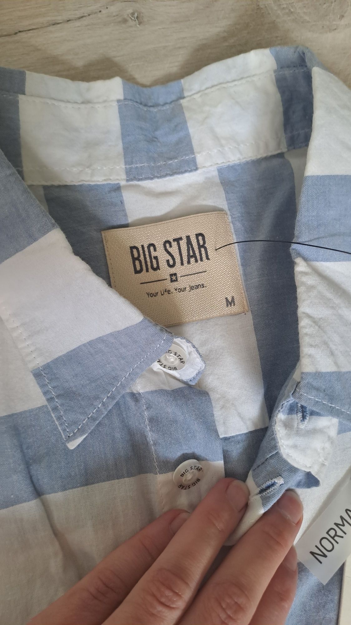 Nowa męska koszula big Star M z metką