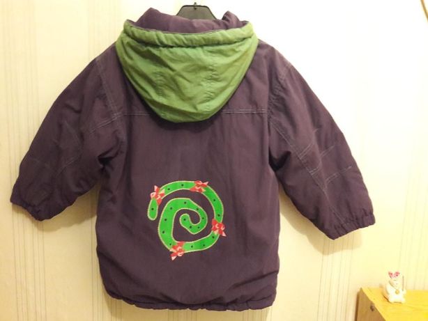 Куртка демисезонная с капюшоном (Германия)для ребенка 5-6 лет