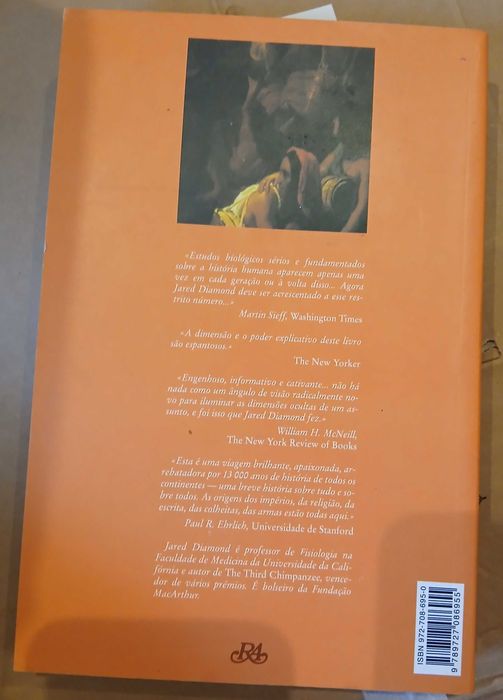 Livro - Armas, Germes E Aço Os Destinos Das Sociedades Humanas