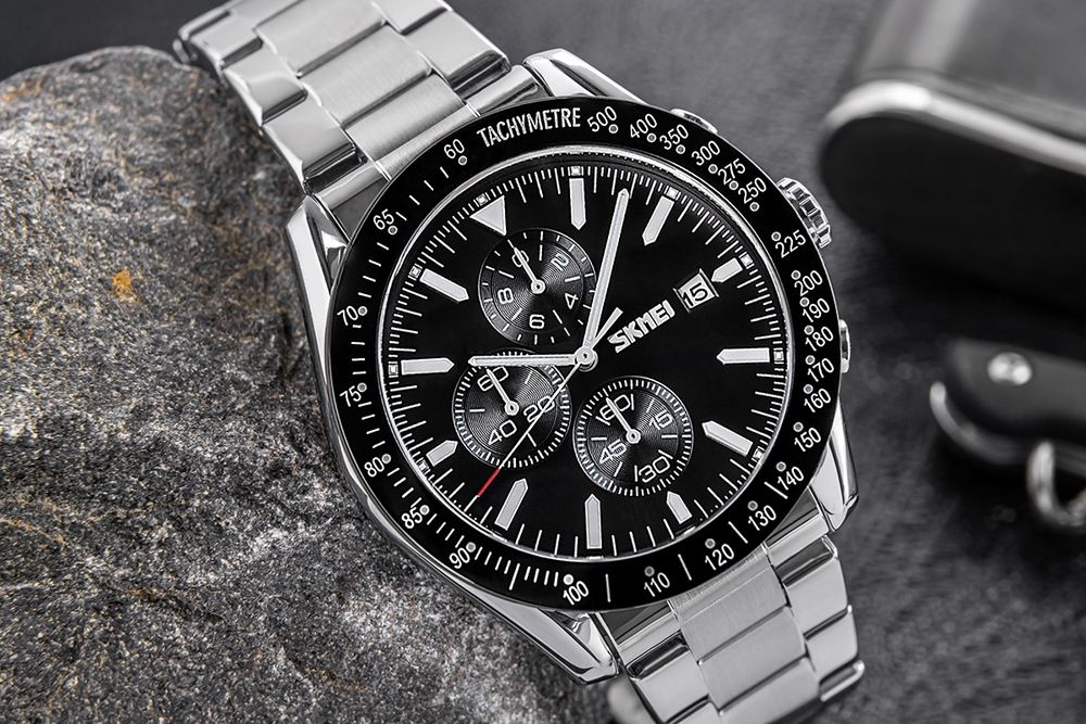 zegarek męski skmei 9253sibk + box