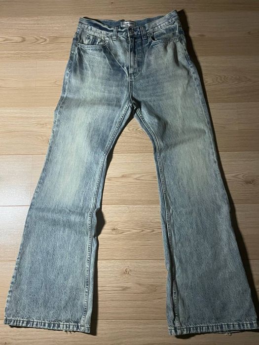BALENCIAGA LOST TAPE FLARED JEANS кльош клеш джинсы джинси баленсиага