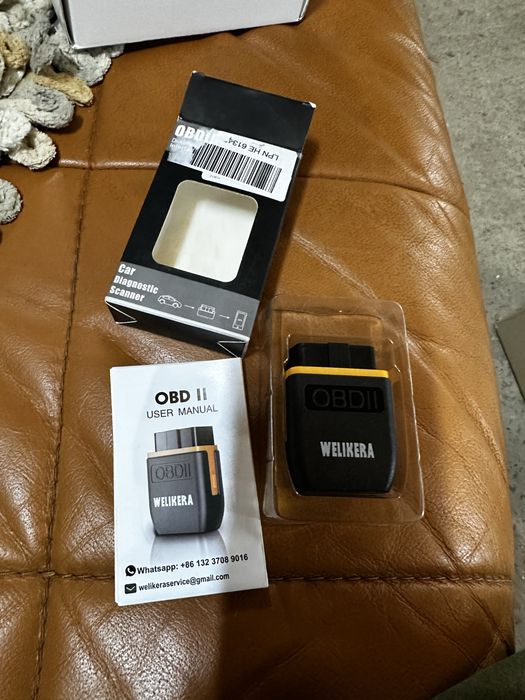 Діагностичний пристрій welikera obd2 bluetooth адаптер