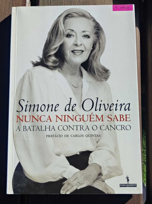 Livro "Nunca Ninguém Sabe - A Batalha Contra o Cancro"
