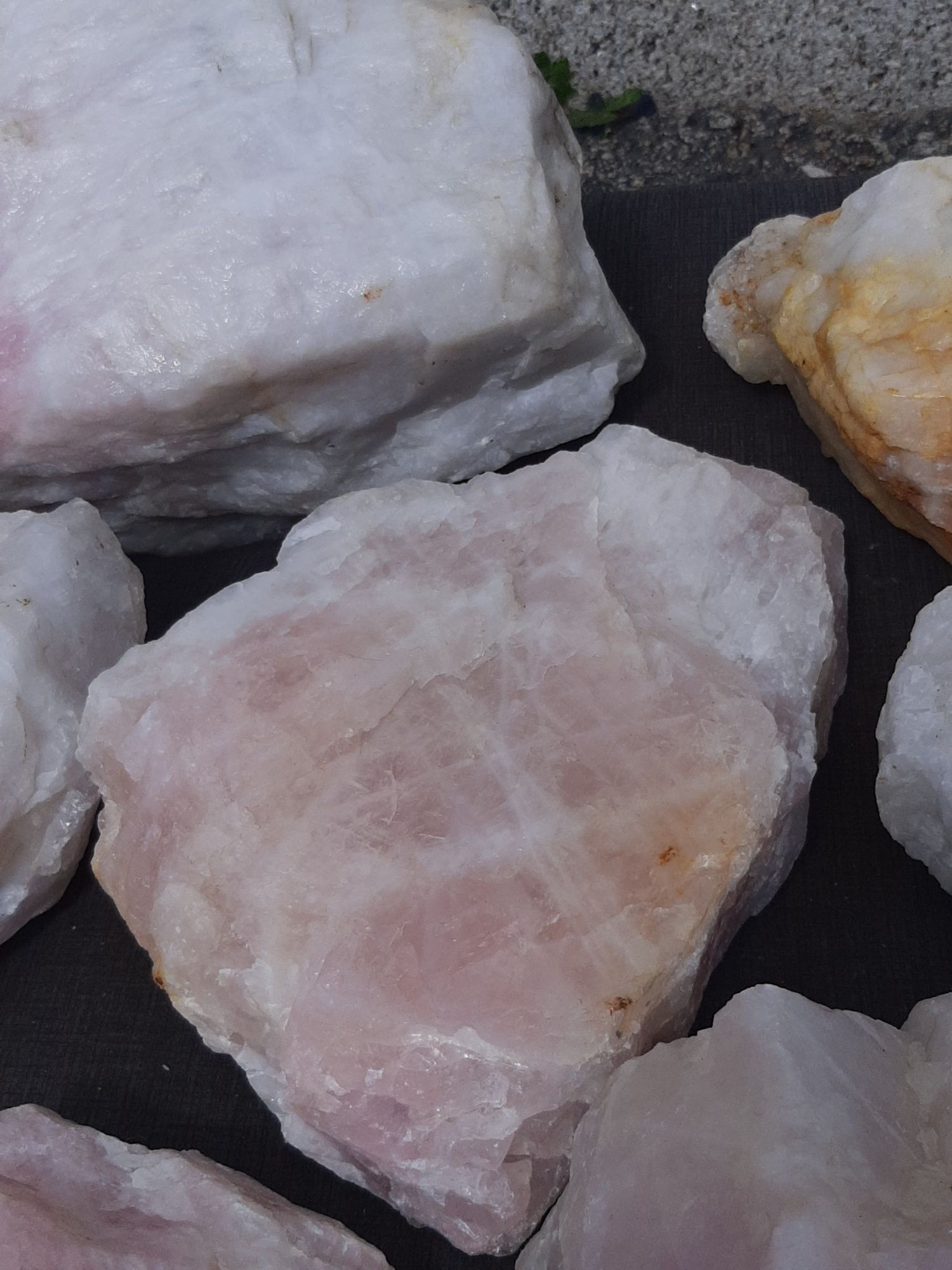 Lote de  Pedras de Quartzo rosa