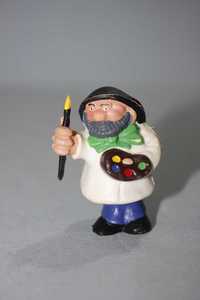 Boneco PVC Mascote - MOLIN - Pintor - Raro