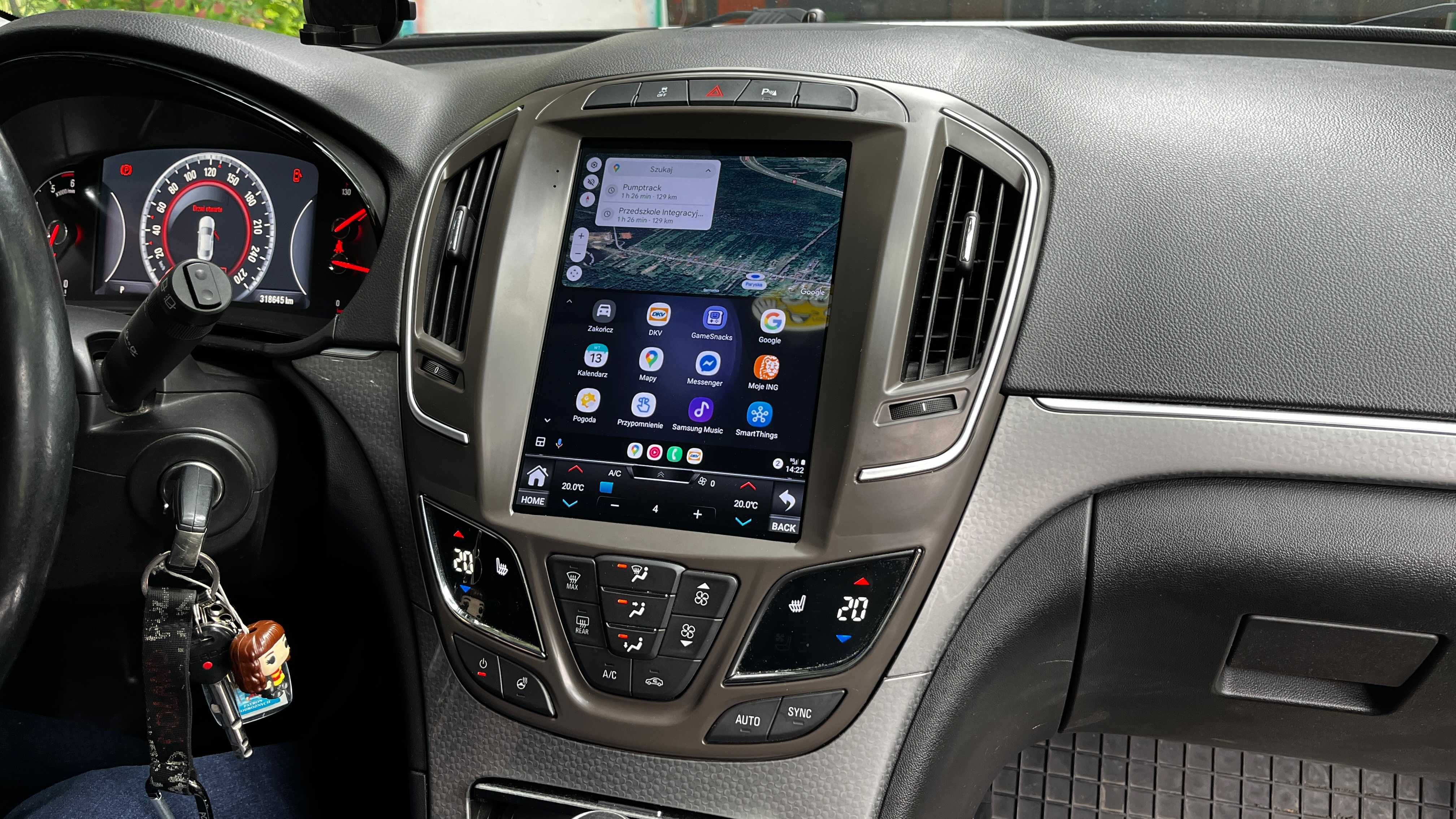 Opel Insignia 13-17 stacja multimedialna Android CarPlay/AA Qled 4G Gw