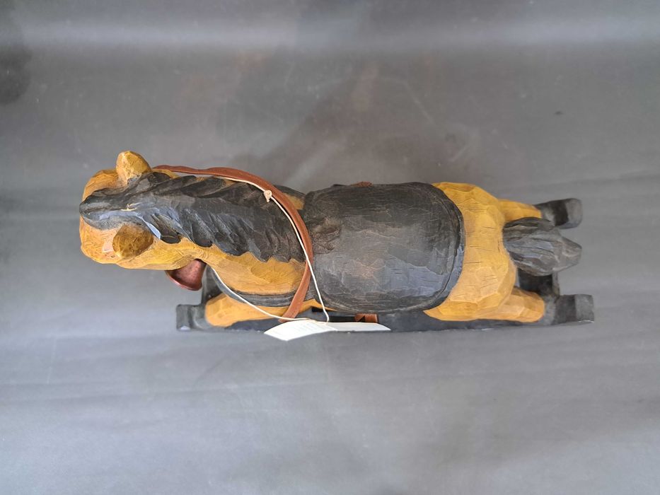 Koń na biegunach, figura, ręcznie wykonana