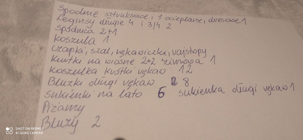 Rzeczy dla dziewczynki