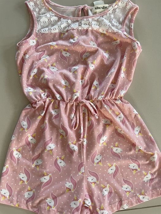 Kombinezon letni z jednorożcem