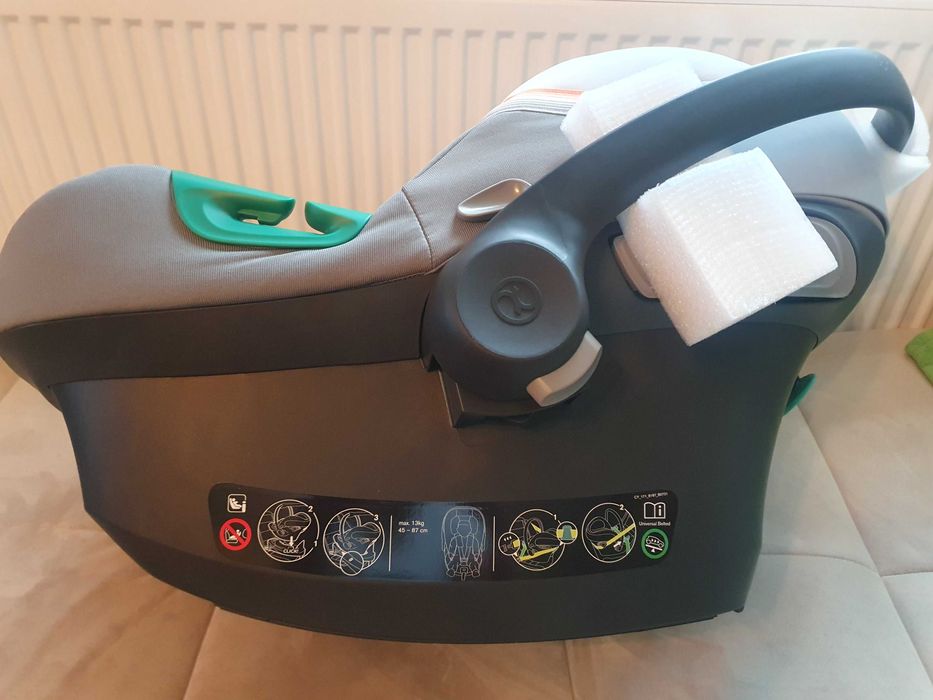 Fotelik samochodowy 0-13kg. Cybex ATON S-2 i-Size Lava Grey - mid grey