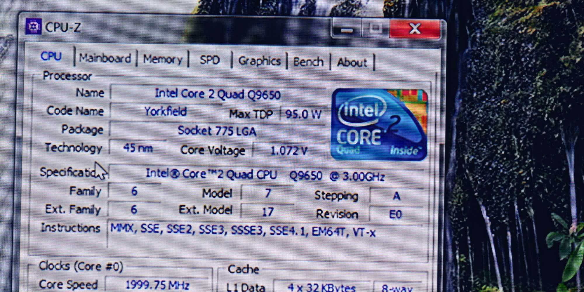 Komputer gamingowy INTEL Core2Quad Q9650 3GHZ
