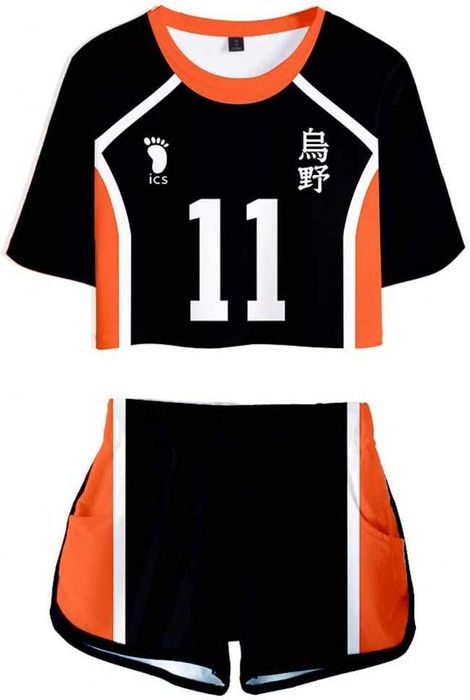 Damski komplet sportowy Yumenam  Haikyuu. Rozmiar S. 150-160 cm