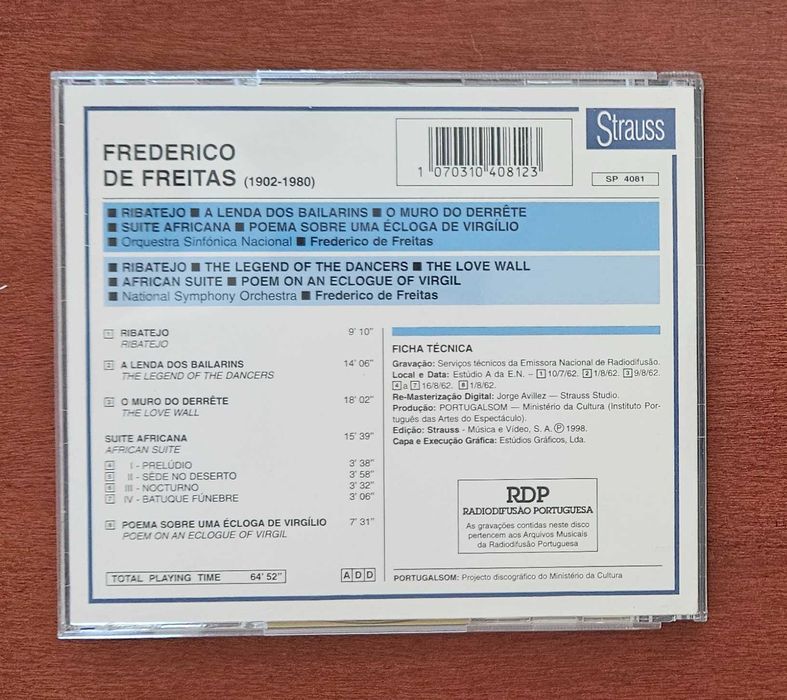 CD música clássica - Frederico de Freitas