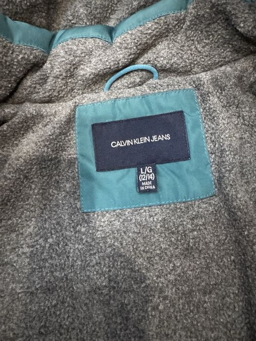 Зимовий пуховик пальто для дівчинки 10-12років Calvin Klein бу