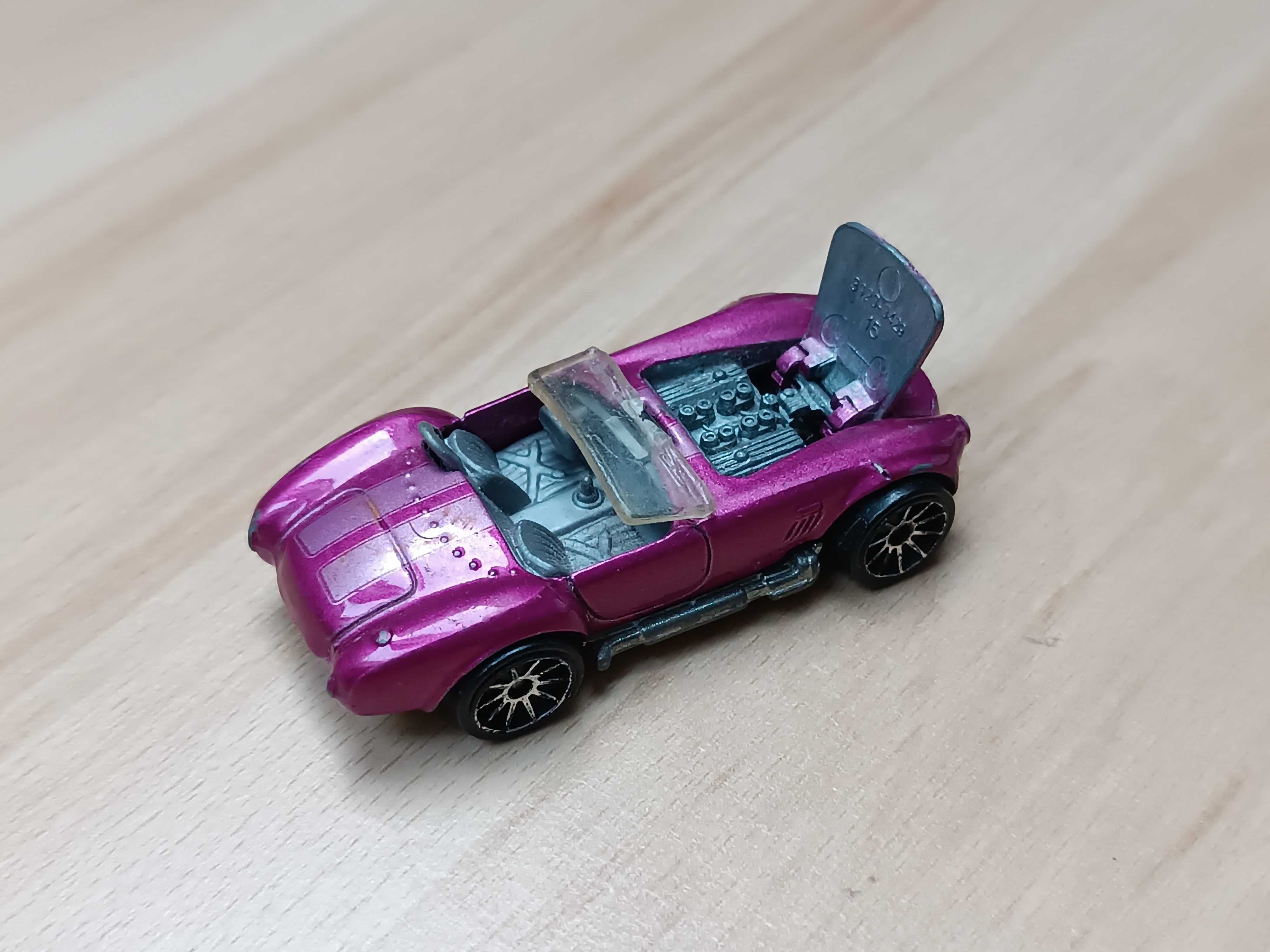 Hot wheels Mattel 1982 różowy Shelby Cobra 427 purple Samochodziki hit