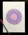 Rysunek mandala handmade