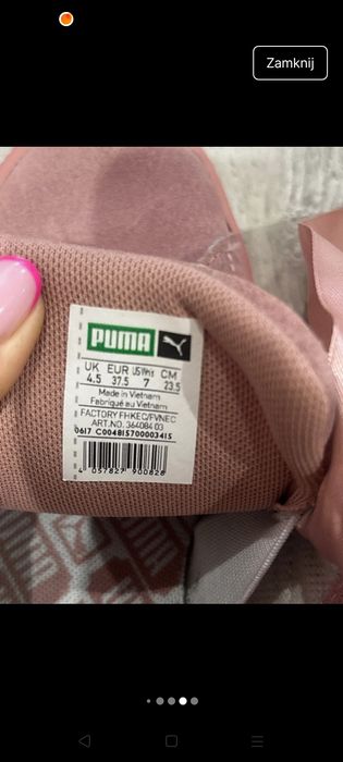 Buty damskie Puma r. 37.5