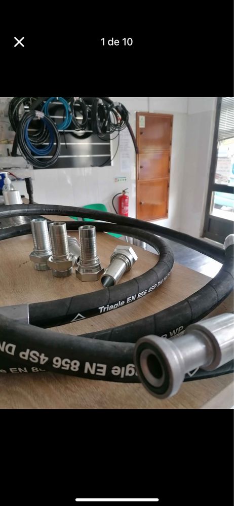 Tubos hidraulicos oficina movel