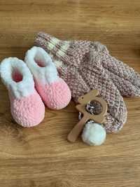 Теплі шкарпетки та пінетки теплі носки пінетки плюшеві