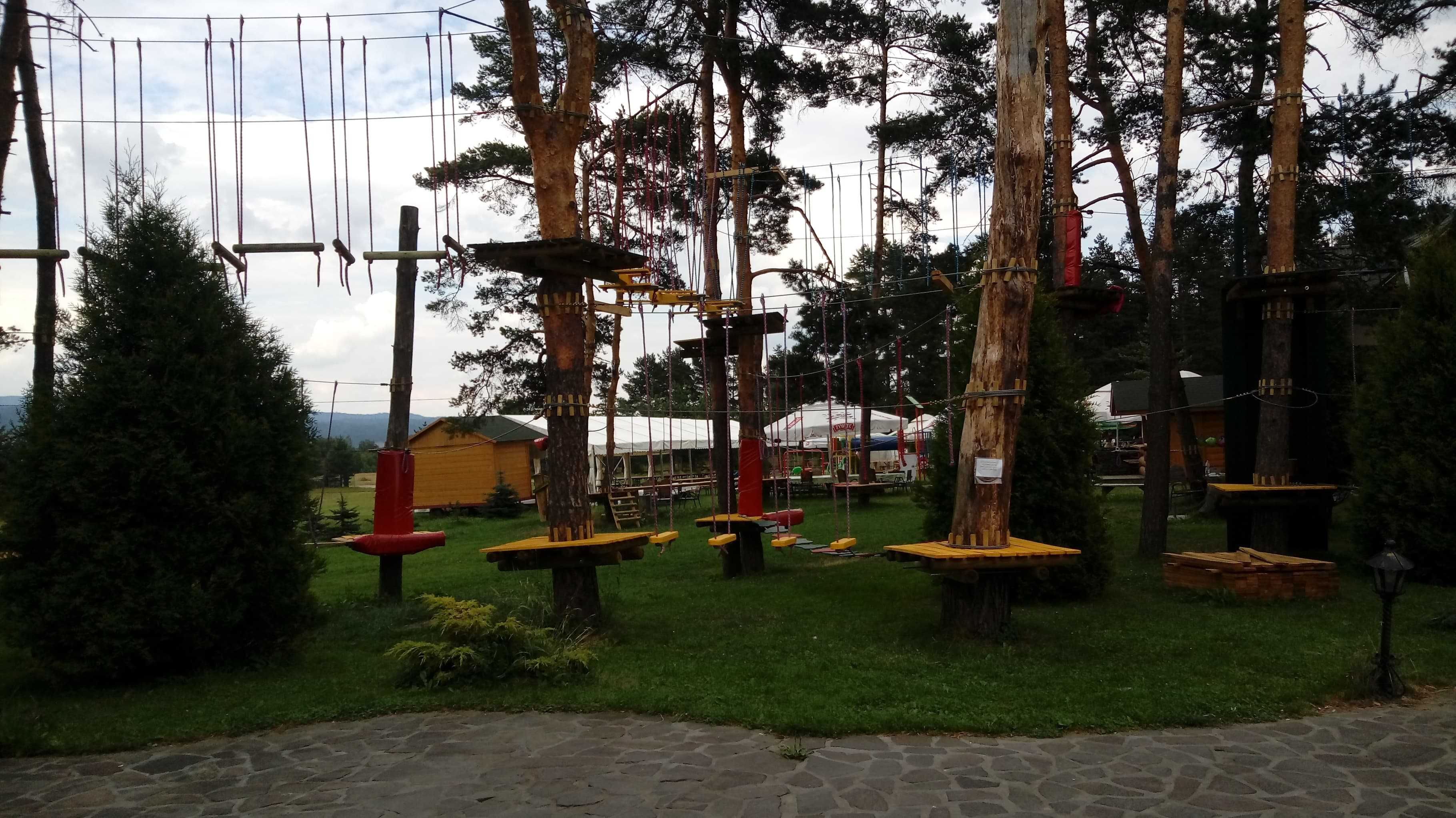 Park linowy w Nowy Targu
