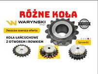 KOŁA ŁAŃCUCHOWE Nowe Zęby Utwardzane Waryński Pisz Dzwoń