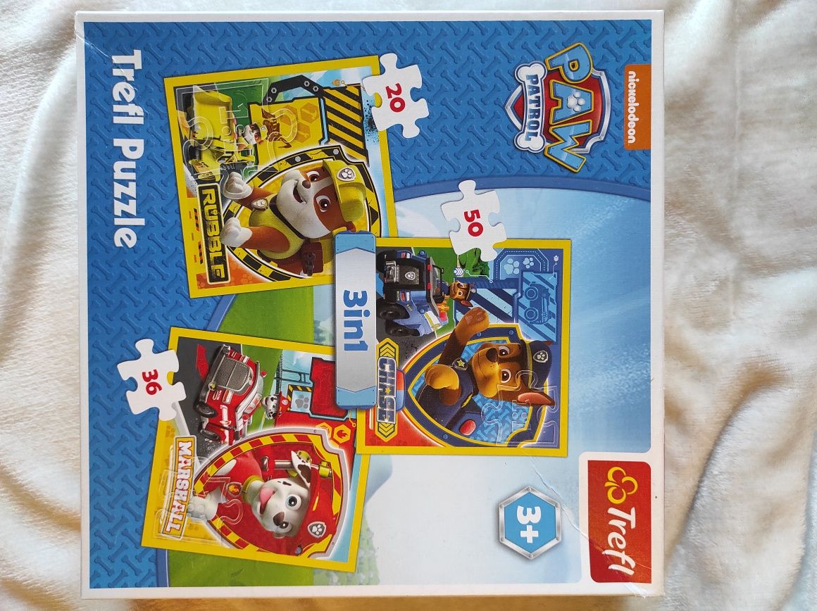 Puzzle Paw Patrol 3 in 1