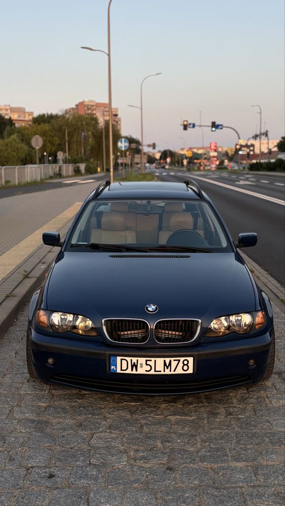 BMW E46 318i touring topasblau niski przebieg drugi właściciel w kraju
