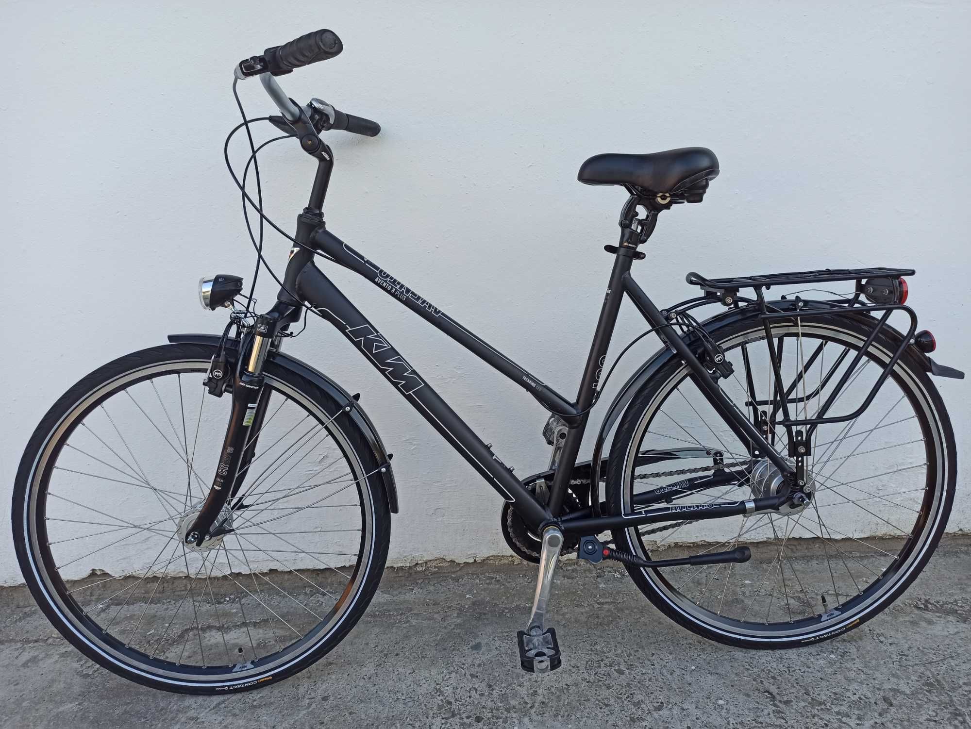 Rower miejski KTM Avento 8 Plus Shimano Nexus 8 koła 28" na 170-185 cm