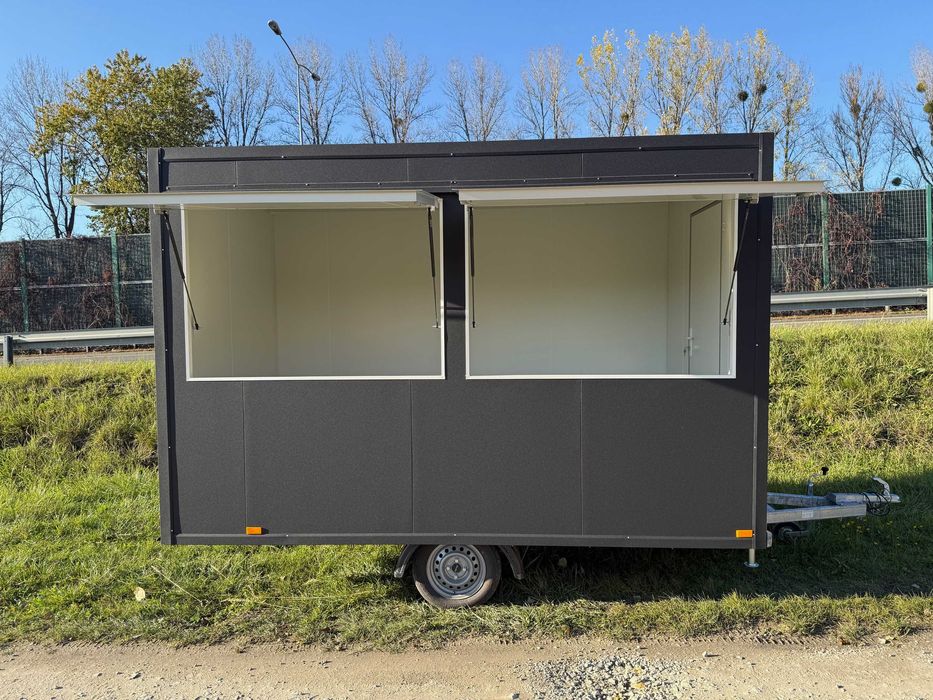 Przyczepa gastronomiczna FoodyWheel 3,5x2m Food Truck DOSTĘPNA OD RĘKI