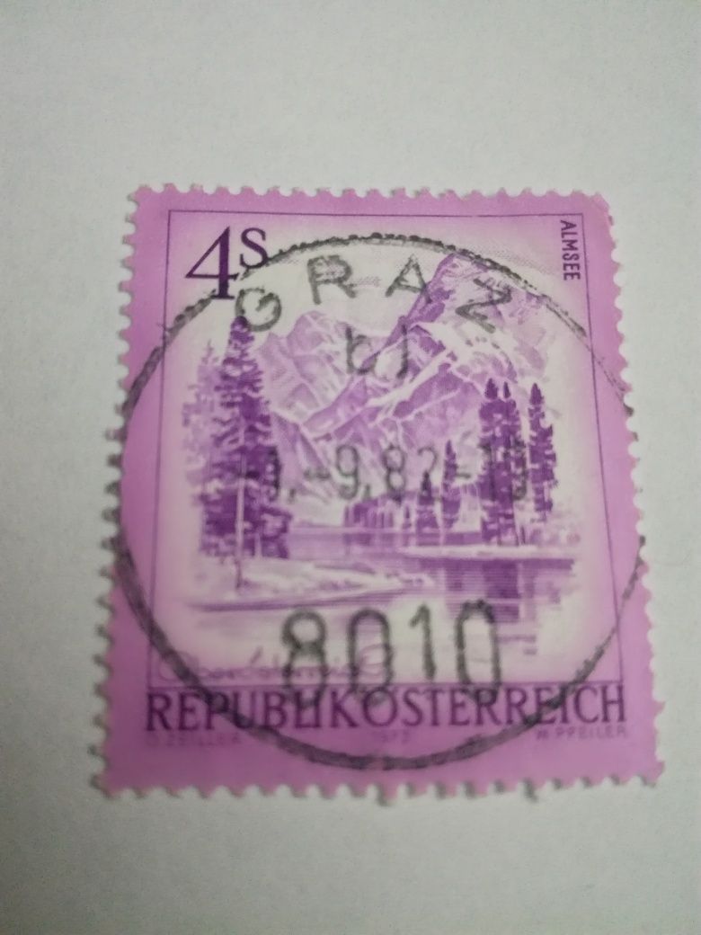 znaczek Austria 1973 stemplowany almsee