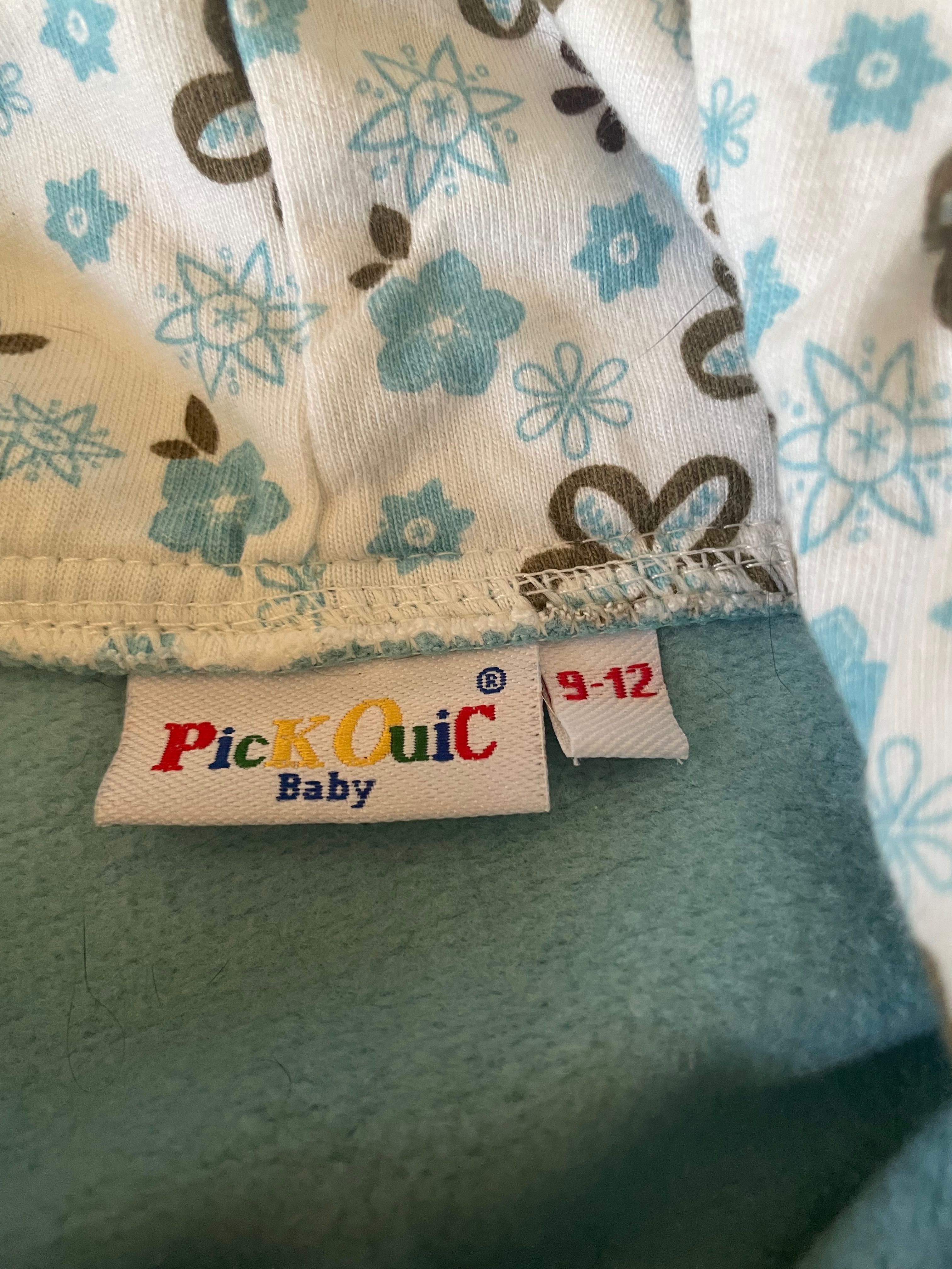 Conjunto 3 peças menina da PicKOuic, 9-12 meses