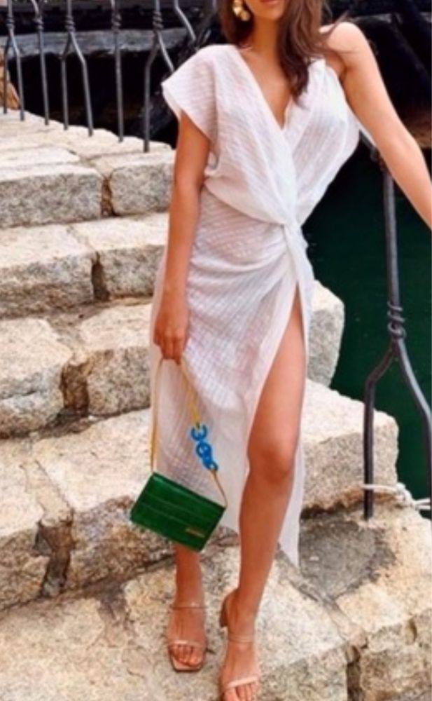 ZARA letnia sukienka midi