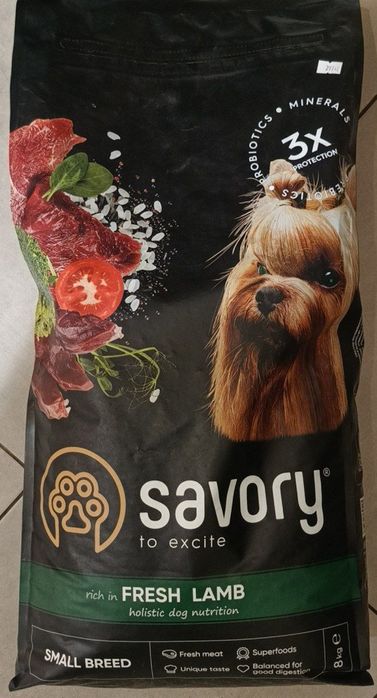 Savory для собак корм акція
