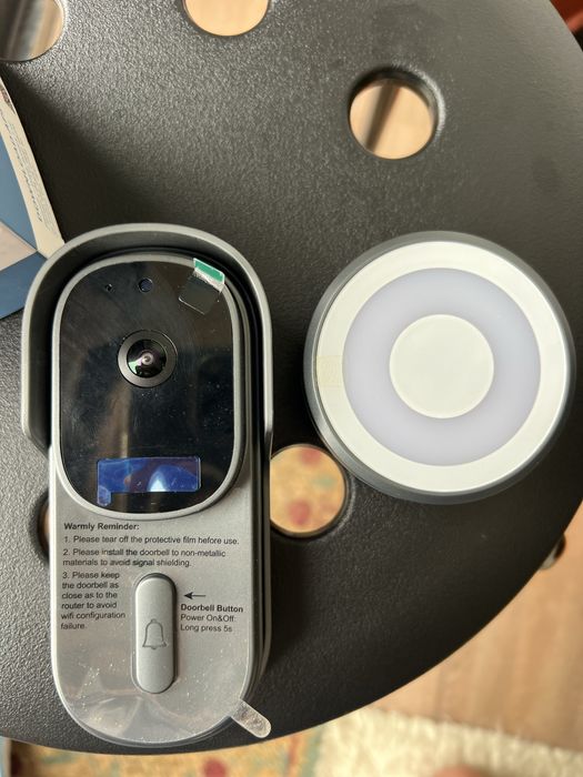 Vídeo Porteiro/Campainha WiFi Tuya