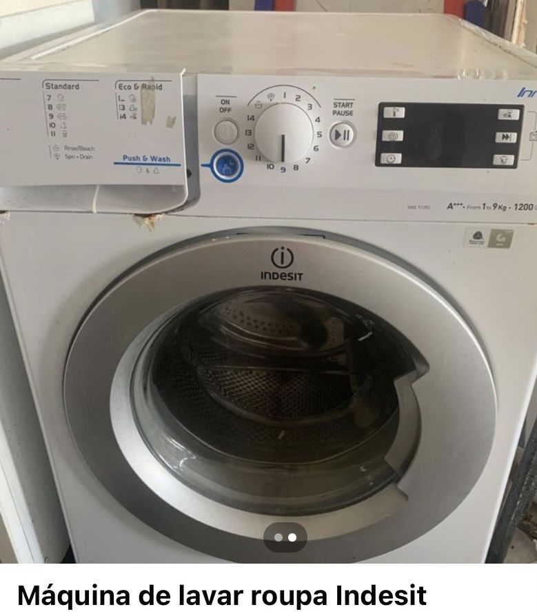Maquina de lavar roupa indesit 9kg
