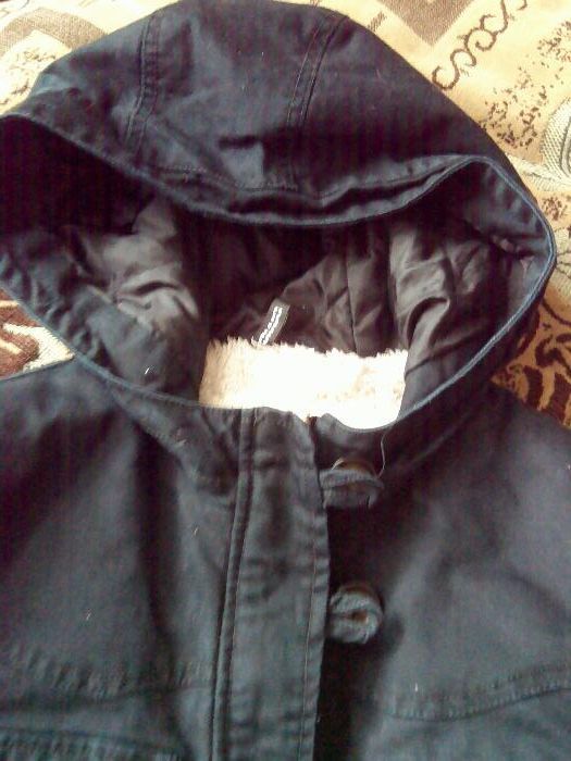 Куртка-парка жіноча, 38р., чорна