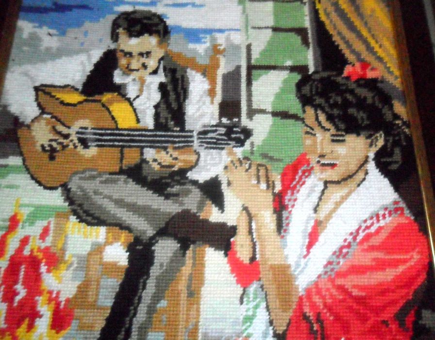 Quadros em ponto cruz